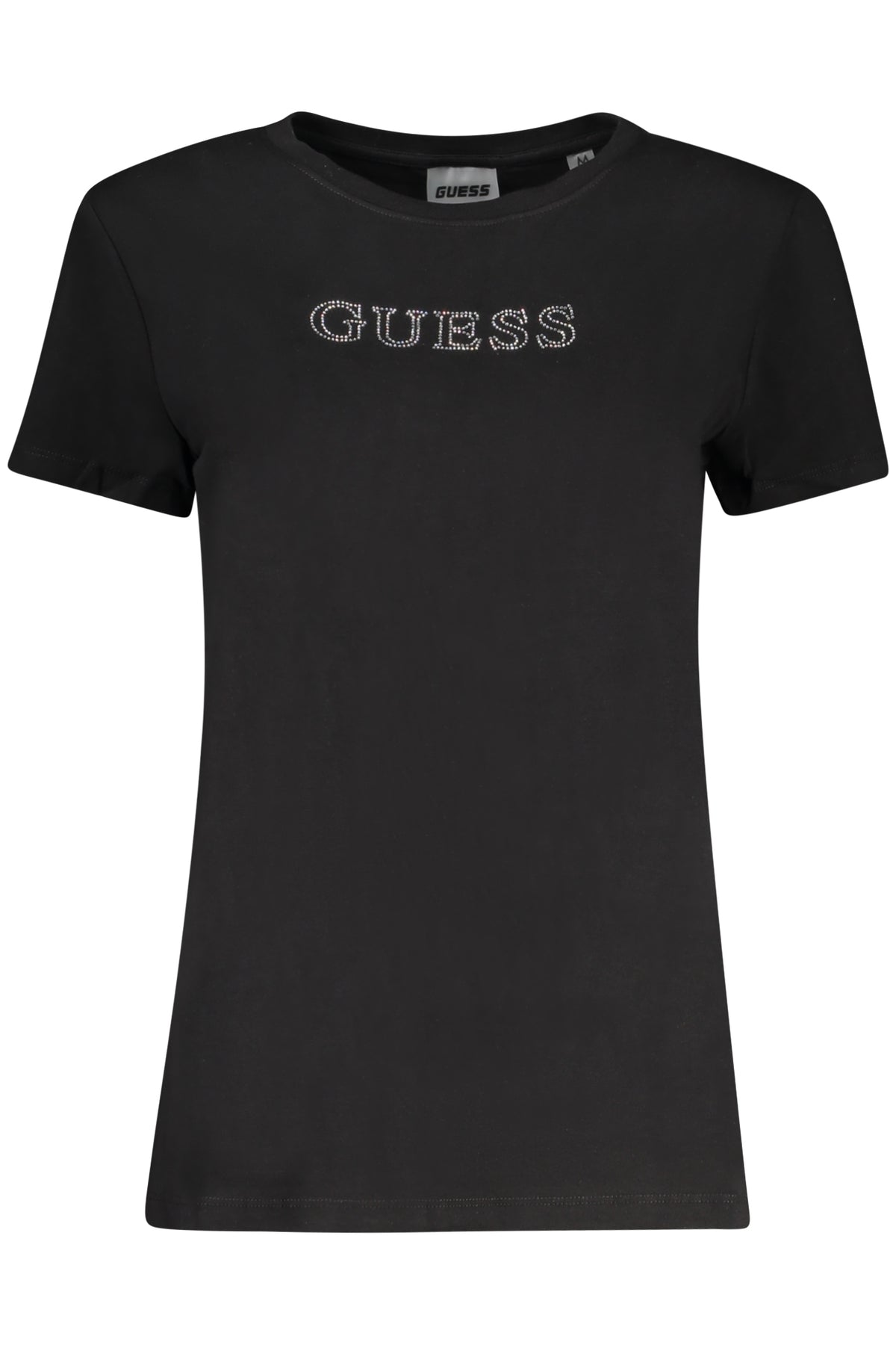T-SHIRT EM ALGODÃO GUESS JEANS MULHER PRETA