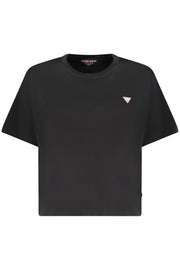 T-SHIRT EM ALGODÃO GUESS JEANS MULHER PRETA