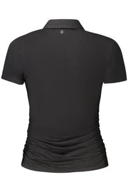 T-SHIRT COM LOGÓTIPO GUESS JEANS MULHER PRETA