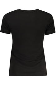T-SHIRT EM ALGODÃO GUESS JEANS MULHER PRETA
