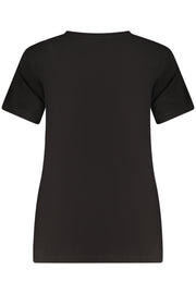 T-SHIRT EM ALGODÃO GUESS JEANS MULHER PRETA