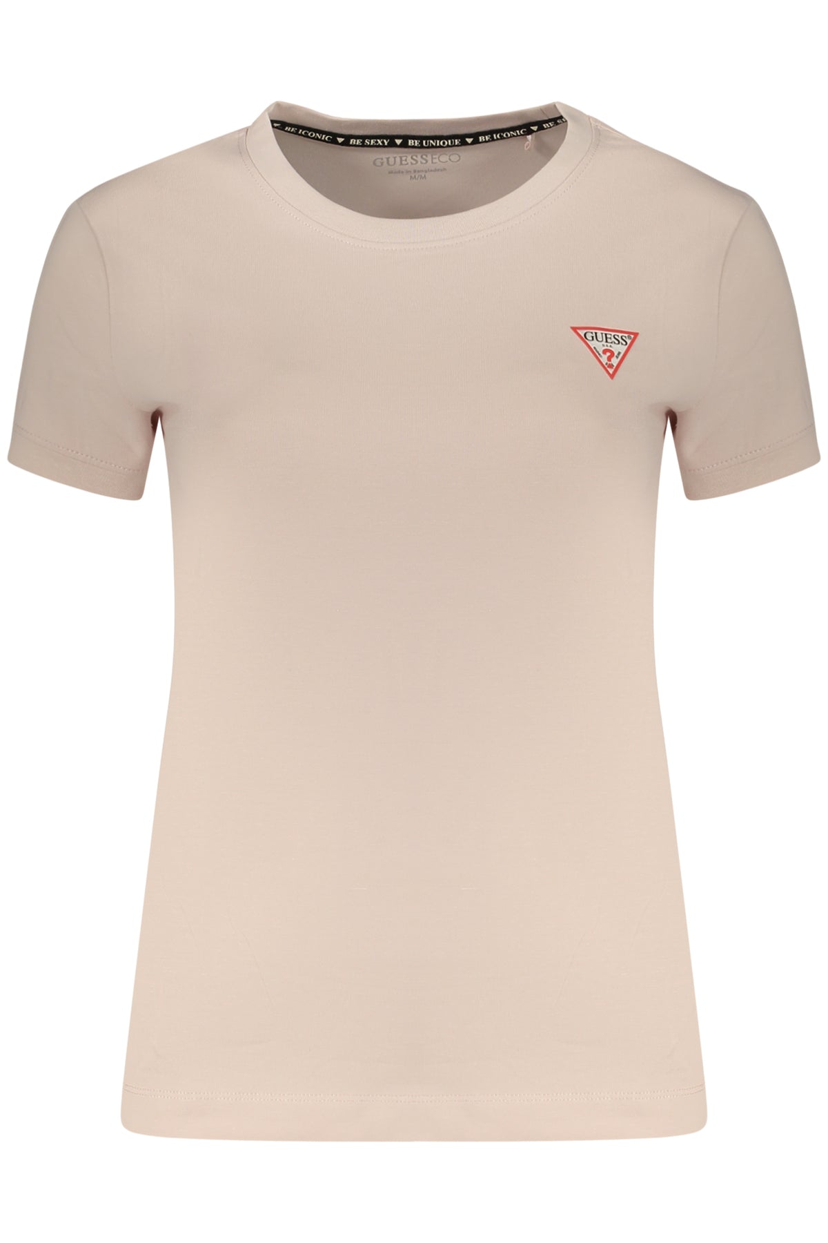 T-SHIRT EM ALGODÃO GUESS JEANS MULHER ROSA