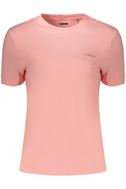 T-SHIRT EM ALGODÃO GUESS JEANS MULHER ROSA