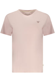 T-SHIRT EM ALGODÃO GUESS JEANS MULHER ROSA