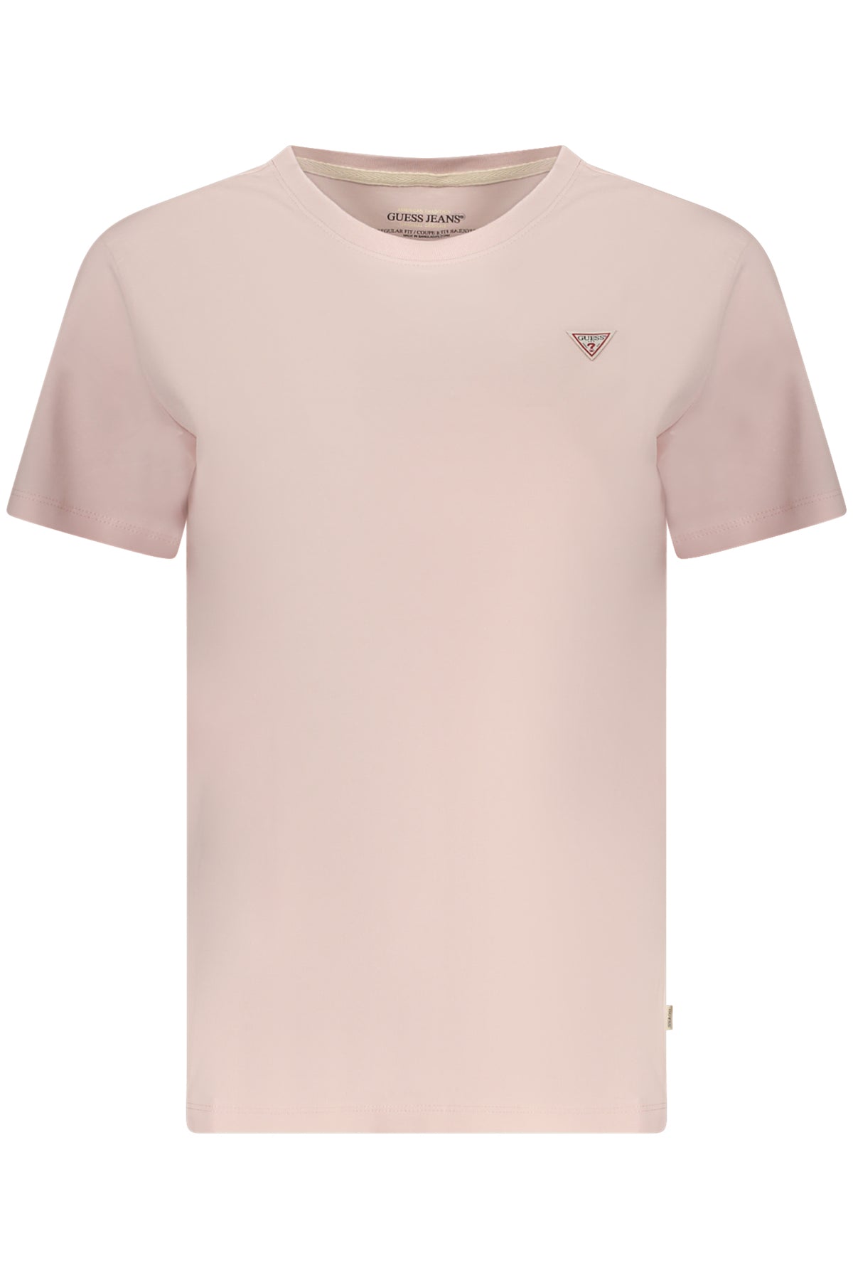 T-SHIRT EM ALGODÃO GUESS JEANS MULHER ROSA