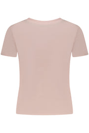 T-SHIRT EM ALGODÃO GUESS JEANS MULHER ROSA
