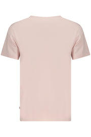 T-SHIRT EM ALGODÃO GUESS JEANS MULHER ROSA