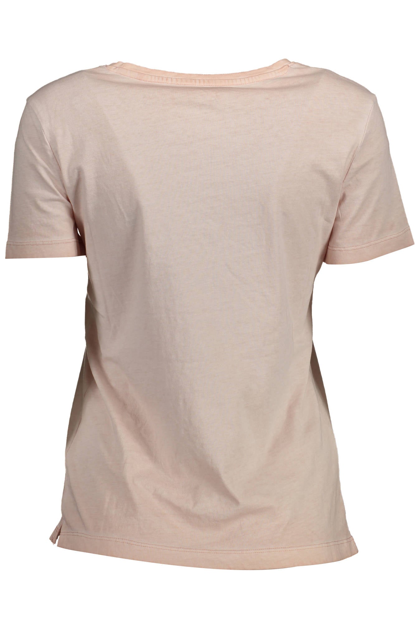T-SHIRT DE MANGA CURTA FEMININA GUESS JEANS ROSA