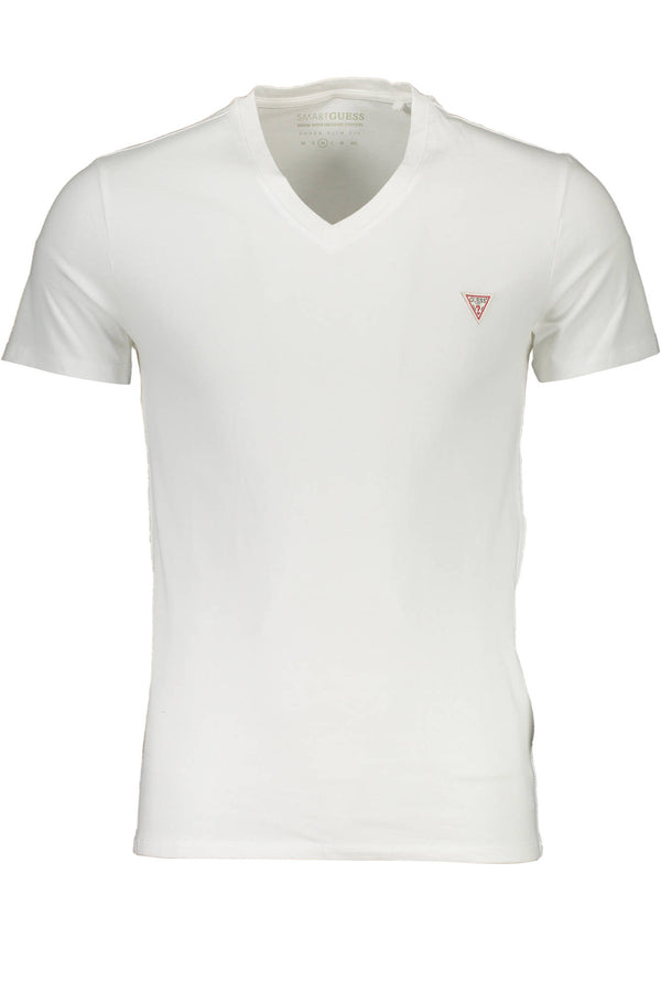 T-SHIRT GUESS JEANS MAN MANGA CURTA BRANCA