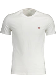 T-SHIRT GUESS JEANS MAN MANGA CURTA BRANCA