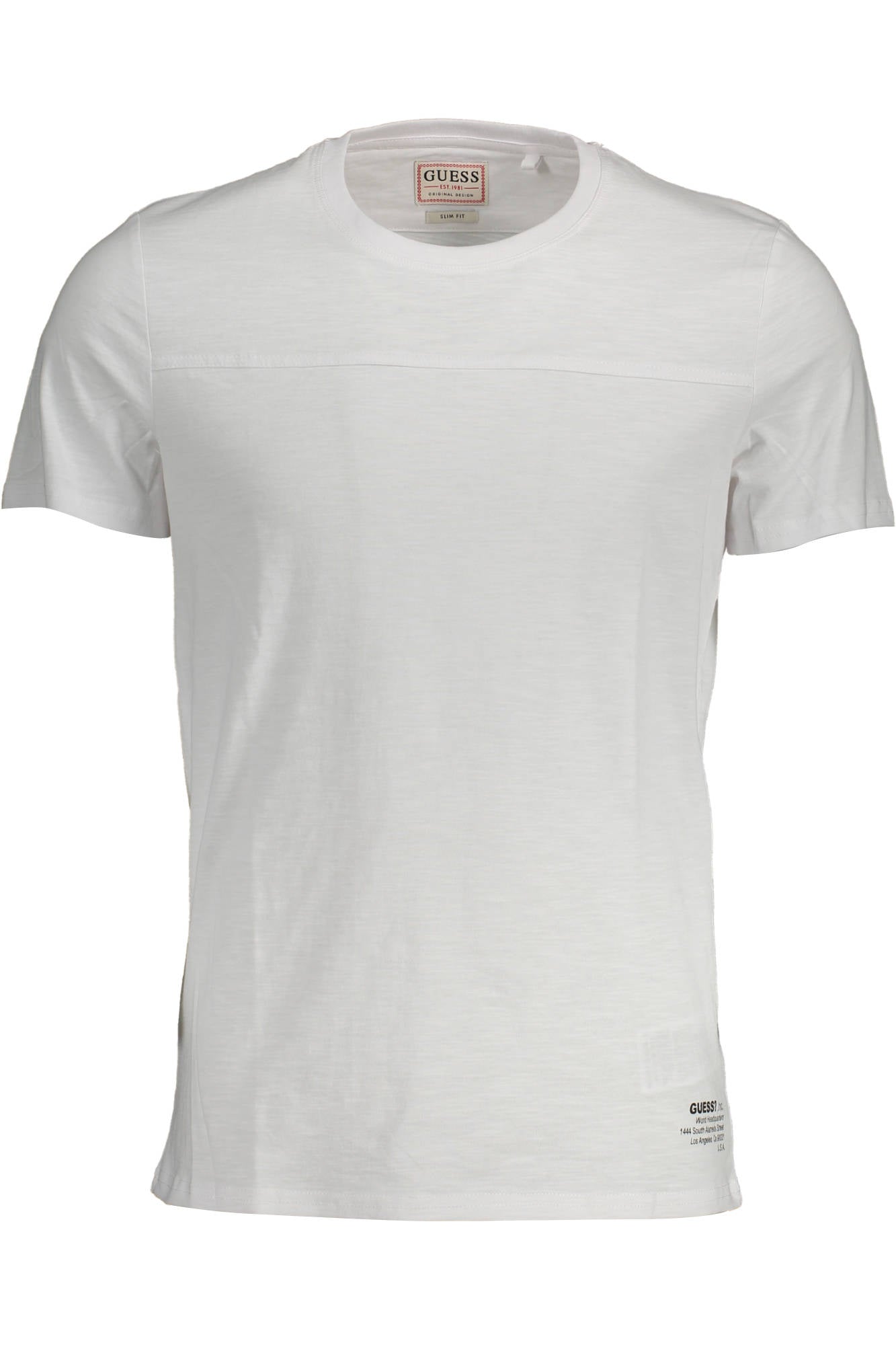 T-SHIRT GUESS JEANS MAN MANGA CURTA BRANCA