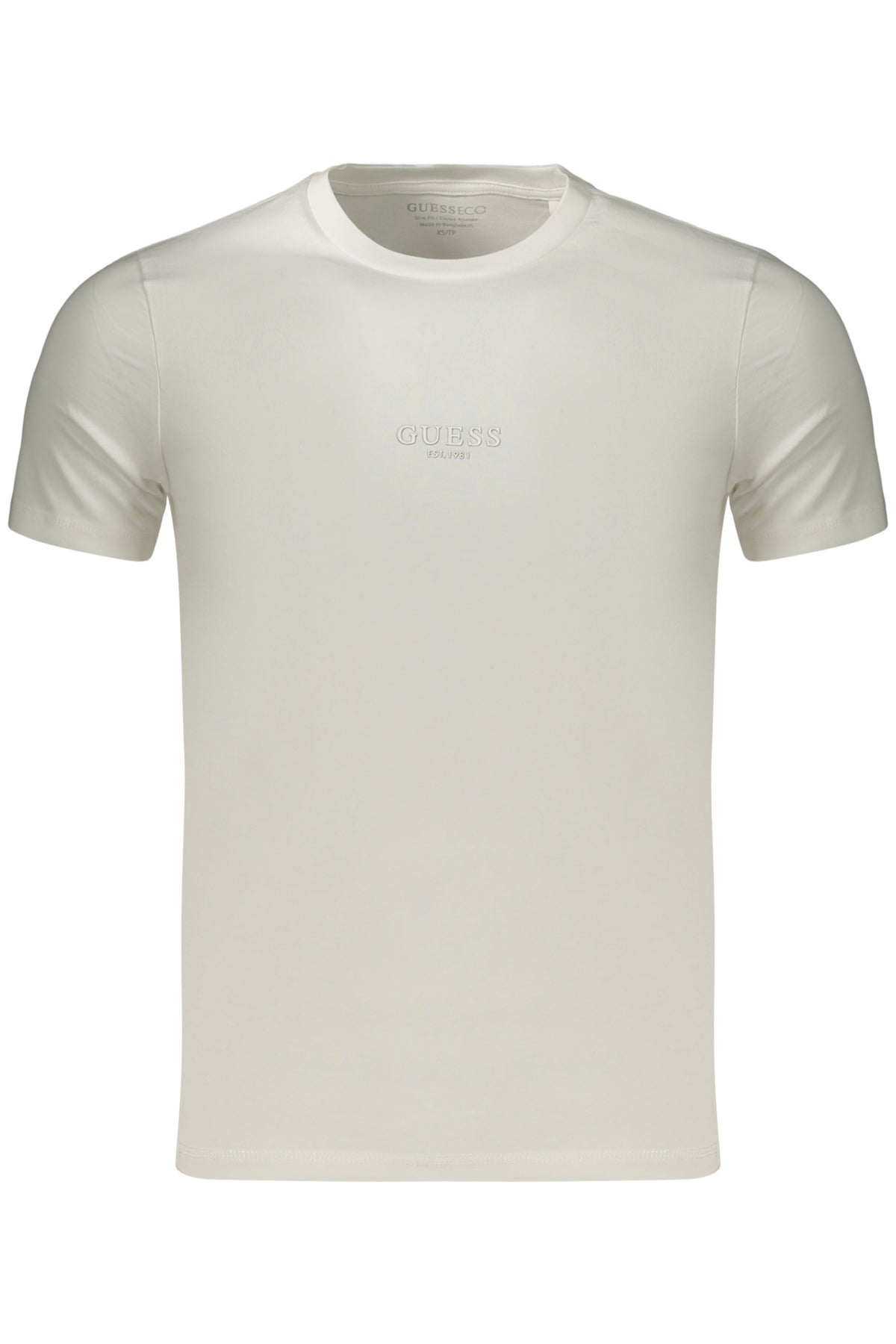 T-SHIRT EM ALGODÃO GUESS JEANS HOMEM BRANCA