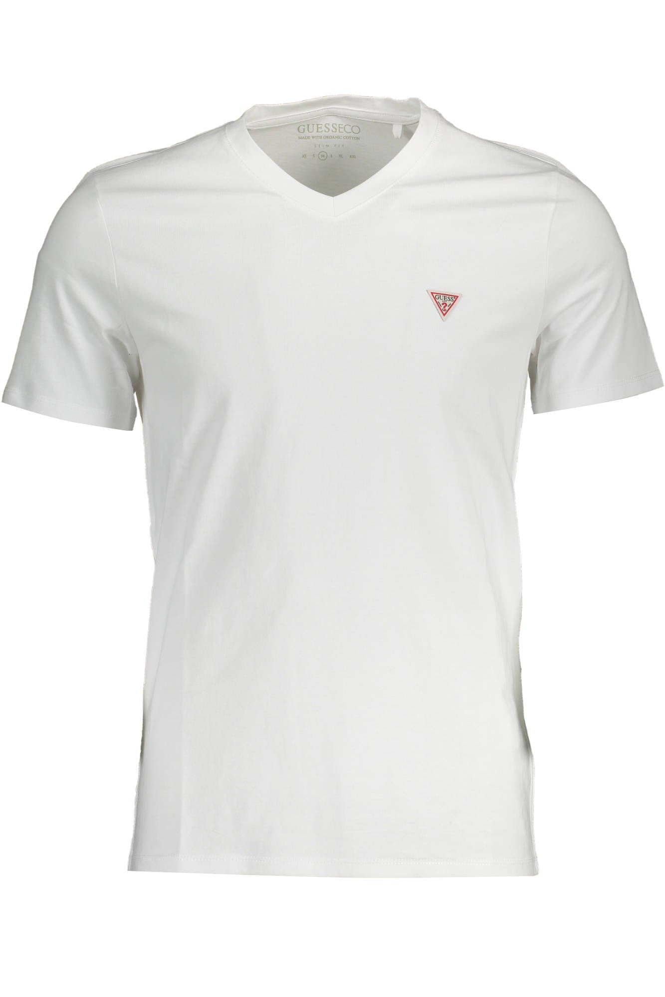 T-SHIRT GUESS JEANS MAN MANGA CURTA BRANCA