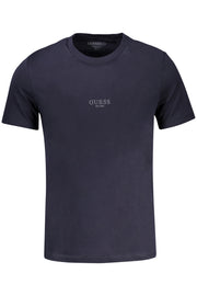 T-SHIRT EM ALGODÃO GUESS JEANS HOMEM AZUL