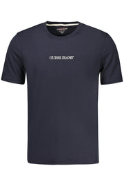 T-SHIRT EM ALGODÃO GUESS JEANS HOMEM AZUL