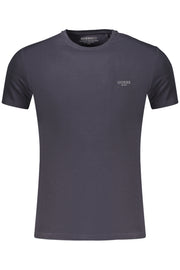 T-SHIRT EM ALGODÃO GUESS JEANS HOMEM AZUL