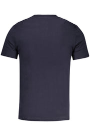 T-SHIRT EM ALGODÃO GUESS JEANS HOMEM AZUL