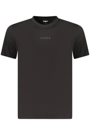 T-SHIRT EM ALGODÃO GUESS JEANS HOMEM PRETA