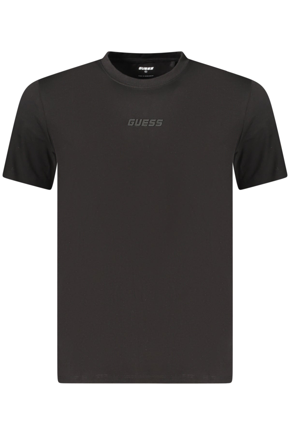 T-SHIRT EM ALGODÃO GUESS JEANS HOMEM PRETA