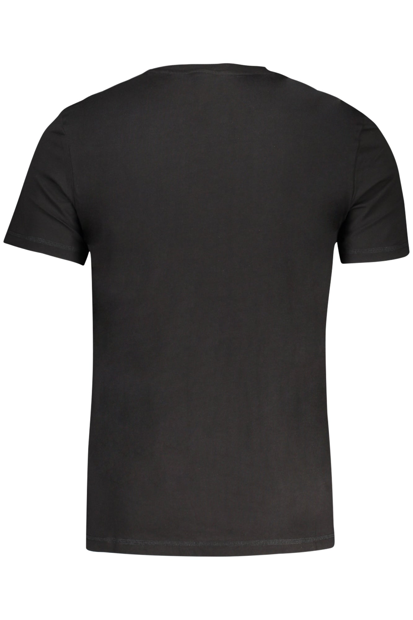 T-SHIRT EM ALGODÃO GUESS JEANS HOMEM PRETA