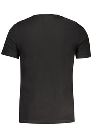 T-SHIRT EM ALGODÃO GUESS JEANS HOMEM PRETA
