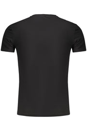 T-SHIRT EM ALGODÃO GUESS JEANS HOMEM PRETA