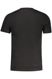T-SHIRT EM ALGODÃO GUESS JEANS HOMEM PRETA