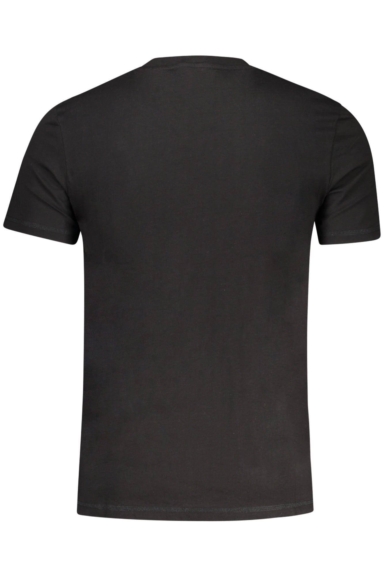 T-SHIRT EM ALGODÃO GUESS JEANS HOMEM PRETA