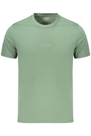 T-SHIRT EM ALGODÃO GUESS JEANS HOMEM VERDE