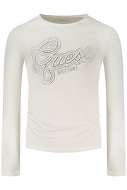 T-SHIRT EM ALGODÃO GUESS JEANS CRIANÇA BRANCA