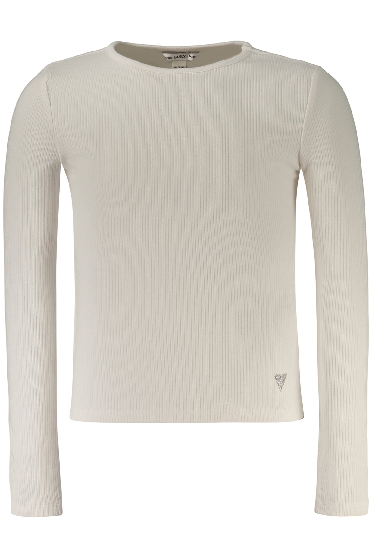 T-SHIRT COM LOGÓTIPO GUESS JEANS CRIANÇA BRANCA