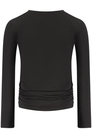 T-SHIRT EM ALGODÃO GUESS JEANS CRIANÇA PRETA