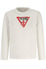 T-SHIRT EM ALGODÃO GUESS JEANS CRIANÇA BRANCA