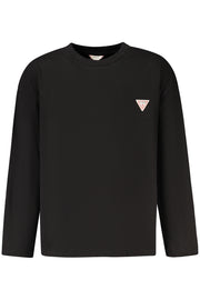 T-SHIRT EM ALGODÃO GUESS JEANS CRIANÇA PRETA