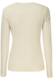 T-SHIRT EM ALGODÃO GUESS JEANS MULHER BEGE