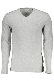 Guess Jeans Long Sleeve T-Shirt Cinzento Man