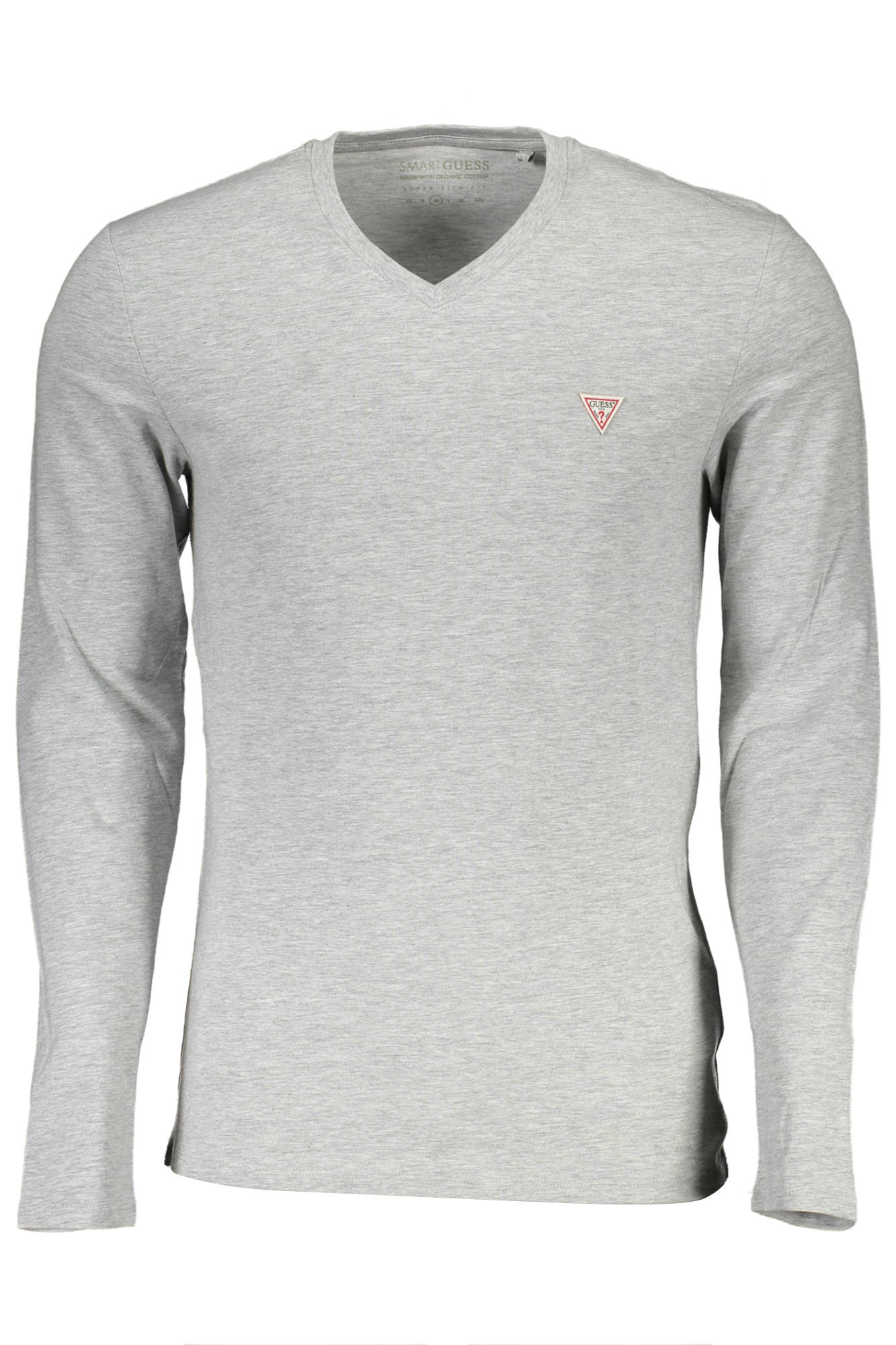 Guess Jeans Long Sleeve T-Shirt Grey Man