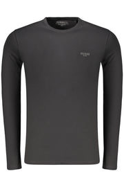 T-SHIRT EM ALGODÃO GUESS JEANS HOMEM PRETA