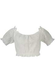 GUESS JEANS WOMEN'S WHITE TOP