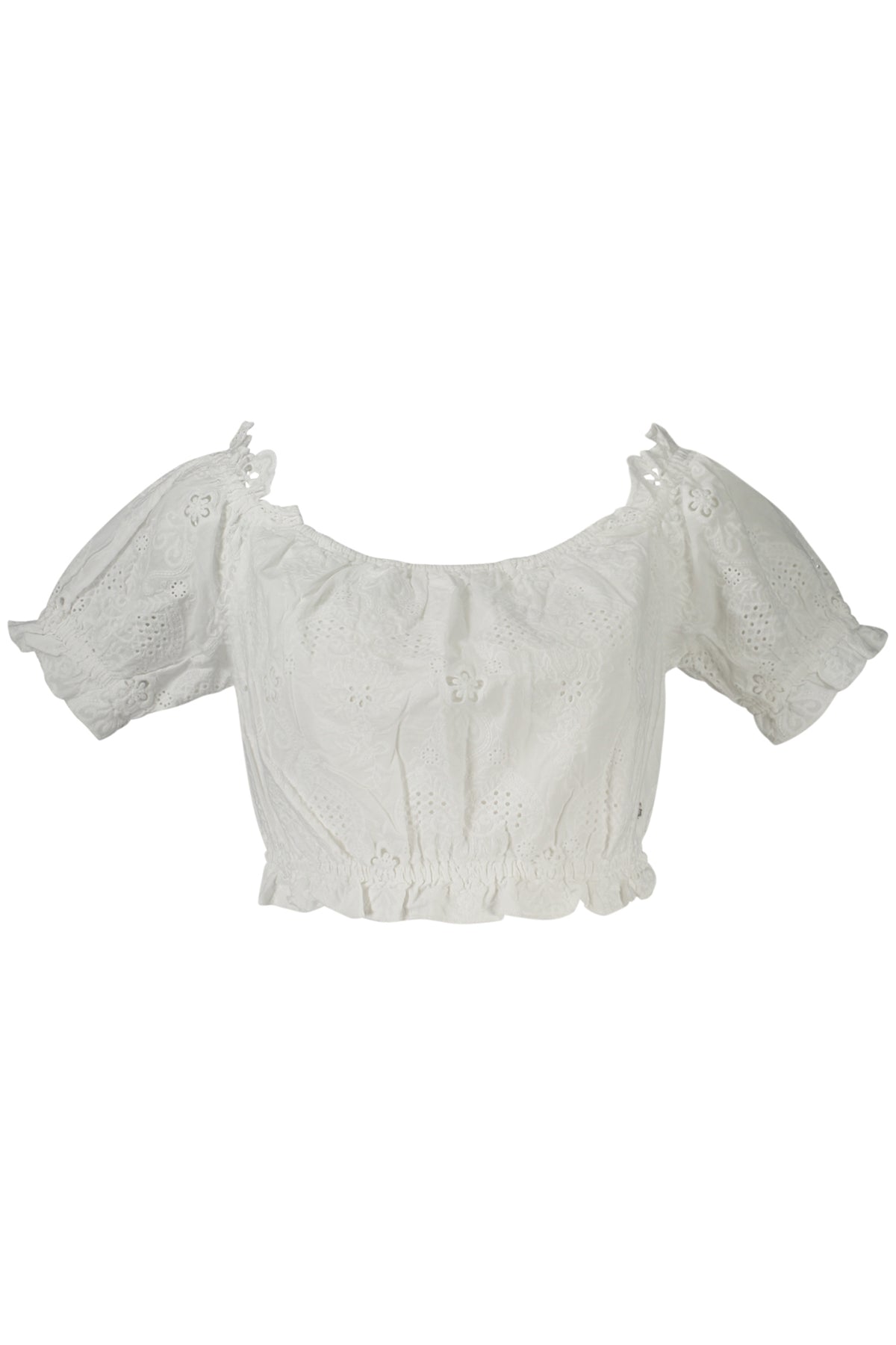 GUESS JEANS WOMEN'S WHITE TOP