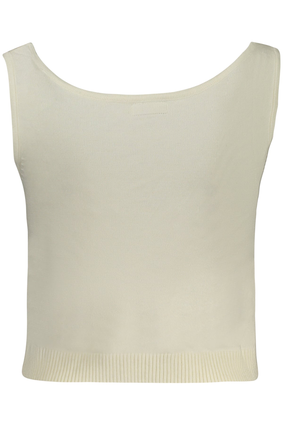 TOP DE ALÇAS COM BORDADO GUESS JEANS MULHER BRANCO