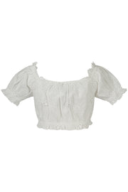 GUESS JEANS WOMEN'S WHITE TOP