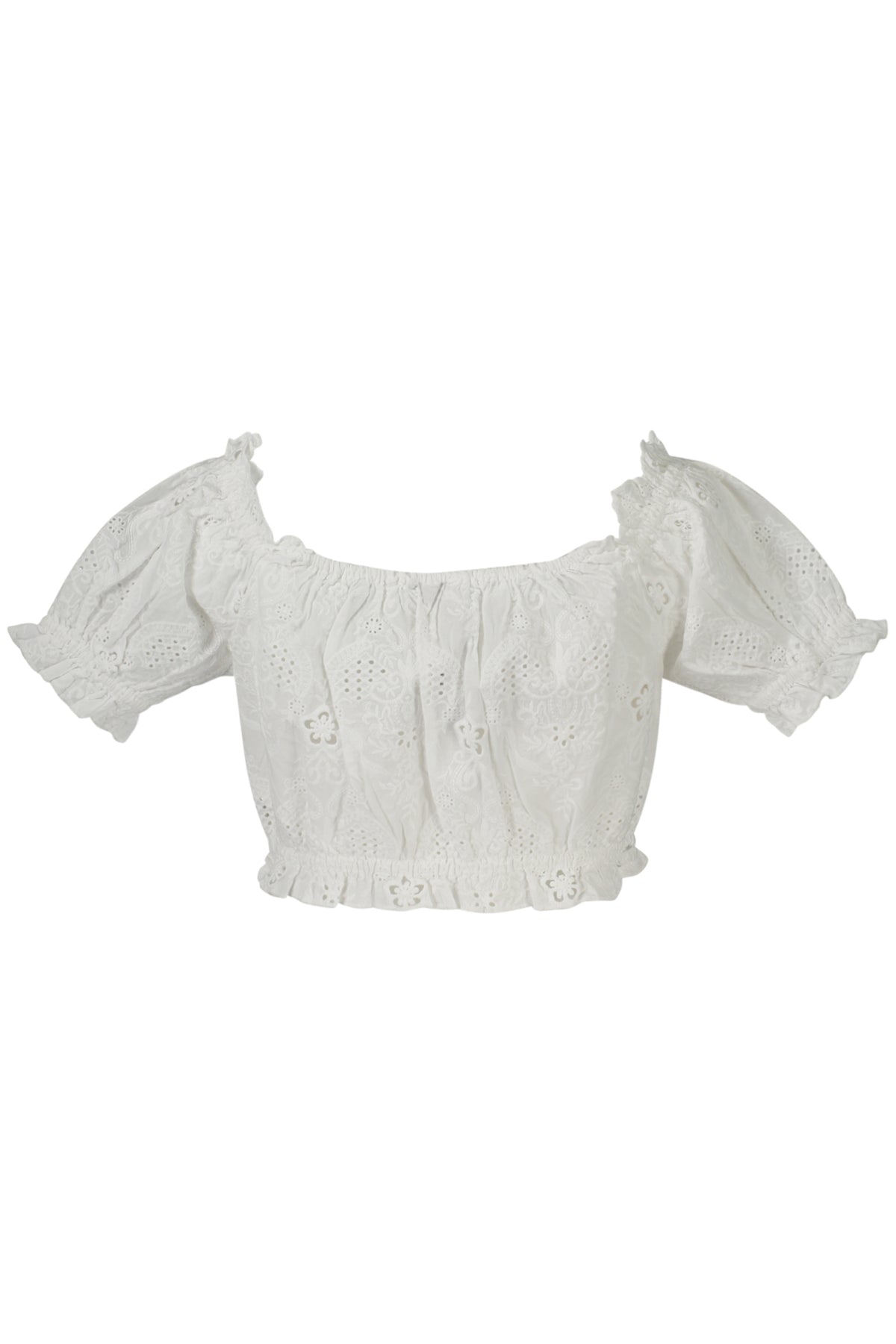 GUESS JEANS WOMEN'S WHITE TOP