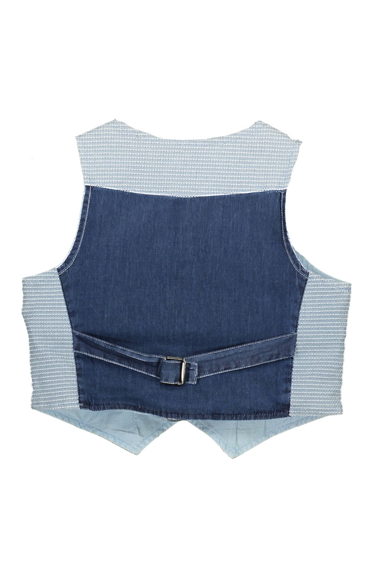 CAMISOLA EM ALGODÃO GUESS MARCIANO CRIANÇA AZUL CLARO