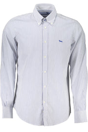 HARMONT & BLAINE MEN'S LONG SLEEVE SHIRT BLUE