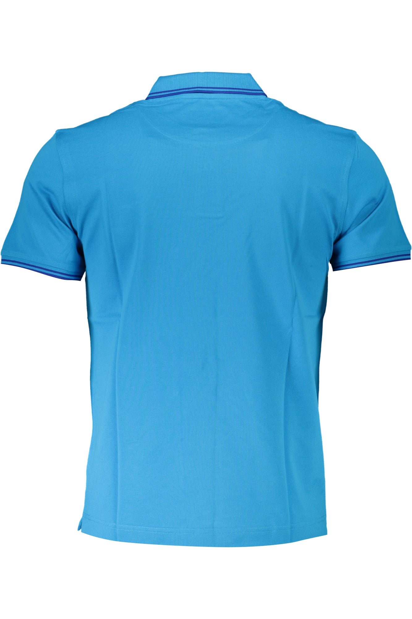 HARMONT & BLAINE MEN'S BLUE SHORT SLEEVE POLO SHIRT