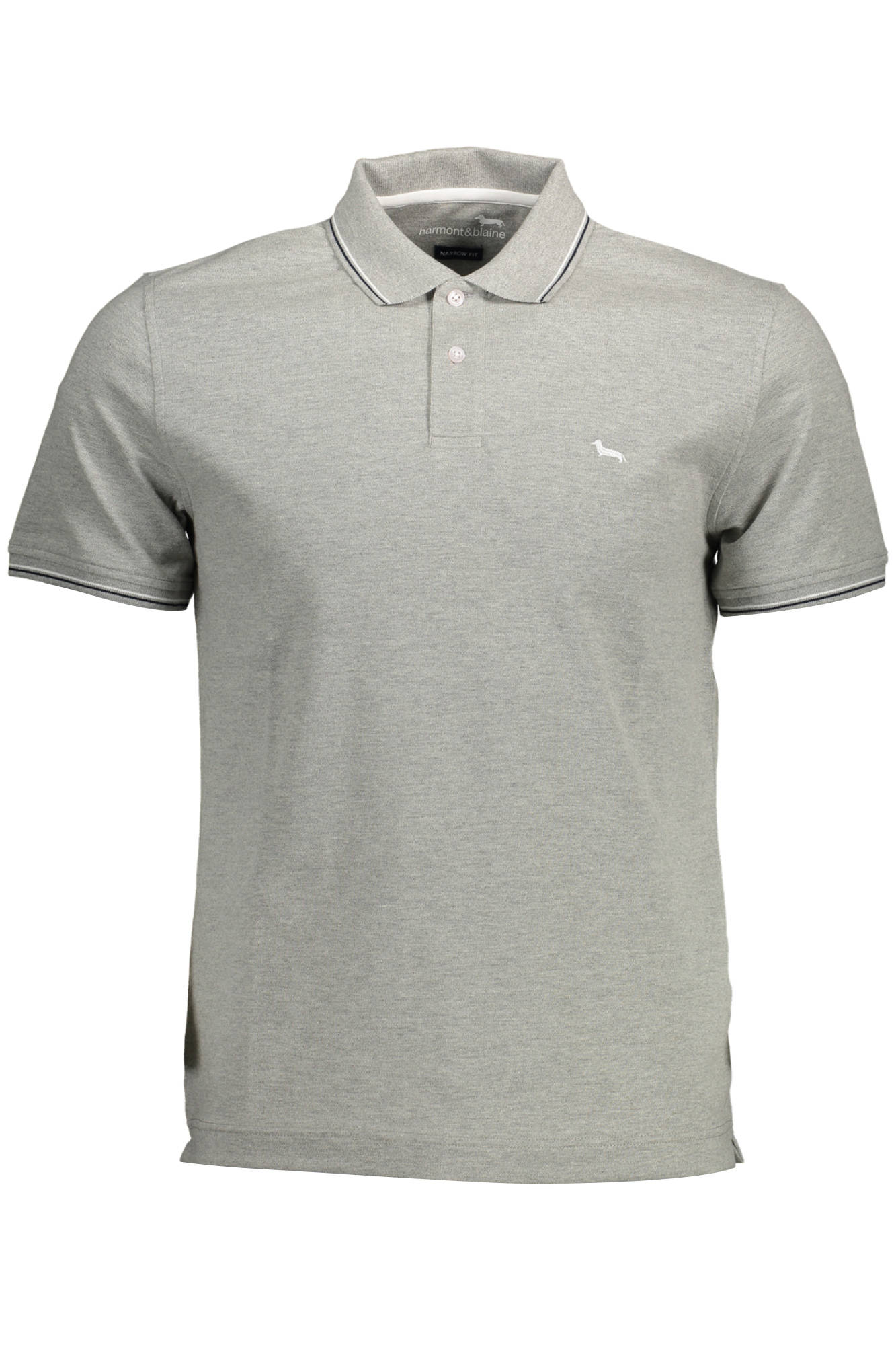 HARMONT &amp; CAMISA POLO MANGA CURTA BLAINE HOMEM CINZA