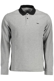 HARMONT &amp; CAMISA POLO MANGA COMPRIDA BLAINE HOMEM CINZA
