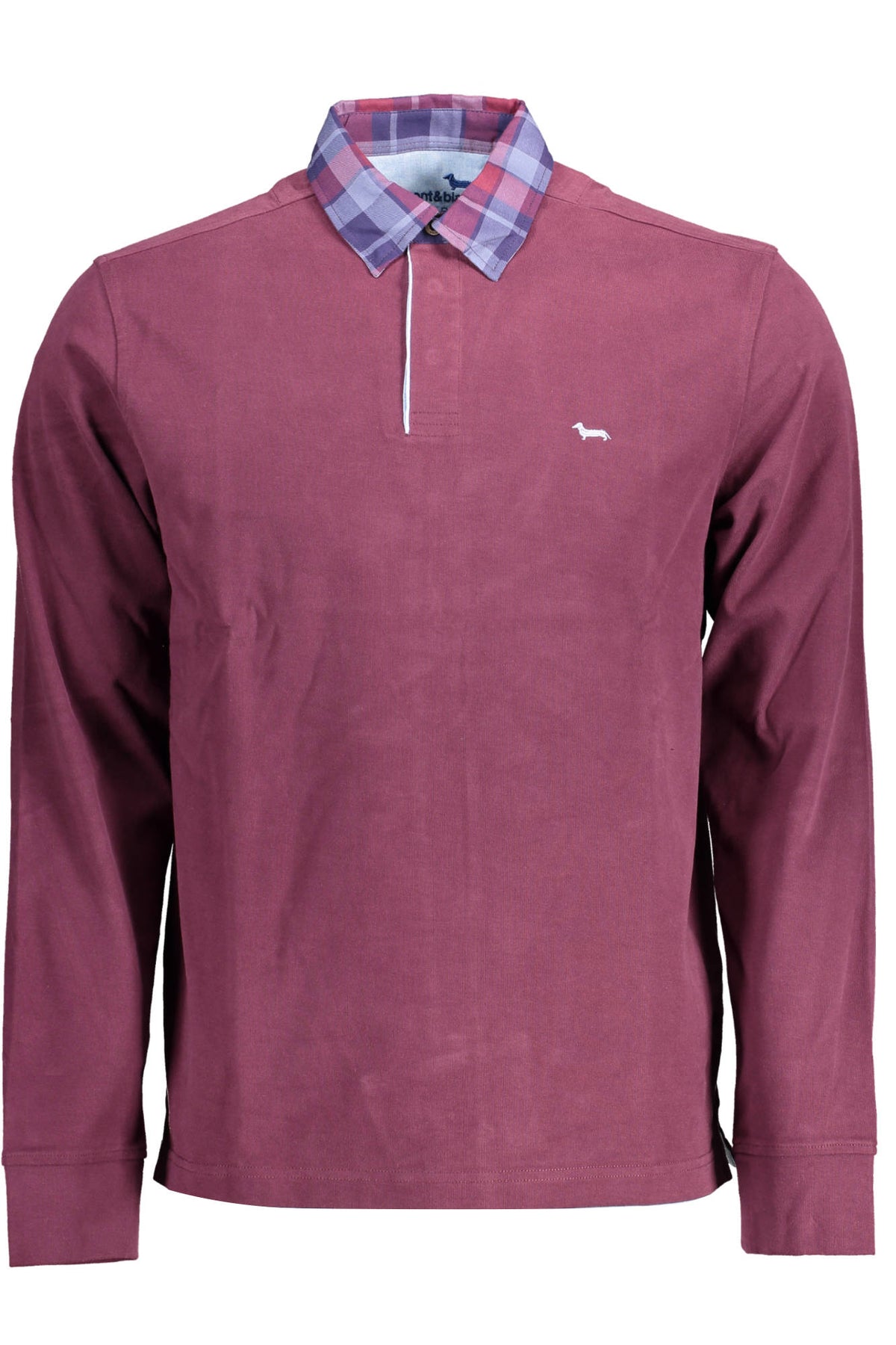 HARMONT &amp; CAMISA POLO DE MANGA COMPRIDA MASCULINA BLAINE ROXA