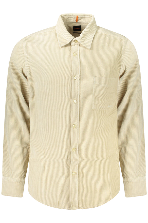HUGO BOSS CAMISA MANGA COMPRIDA HOMEM BEGE